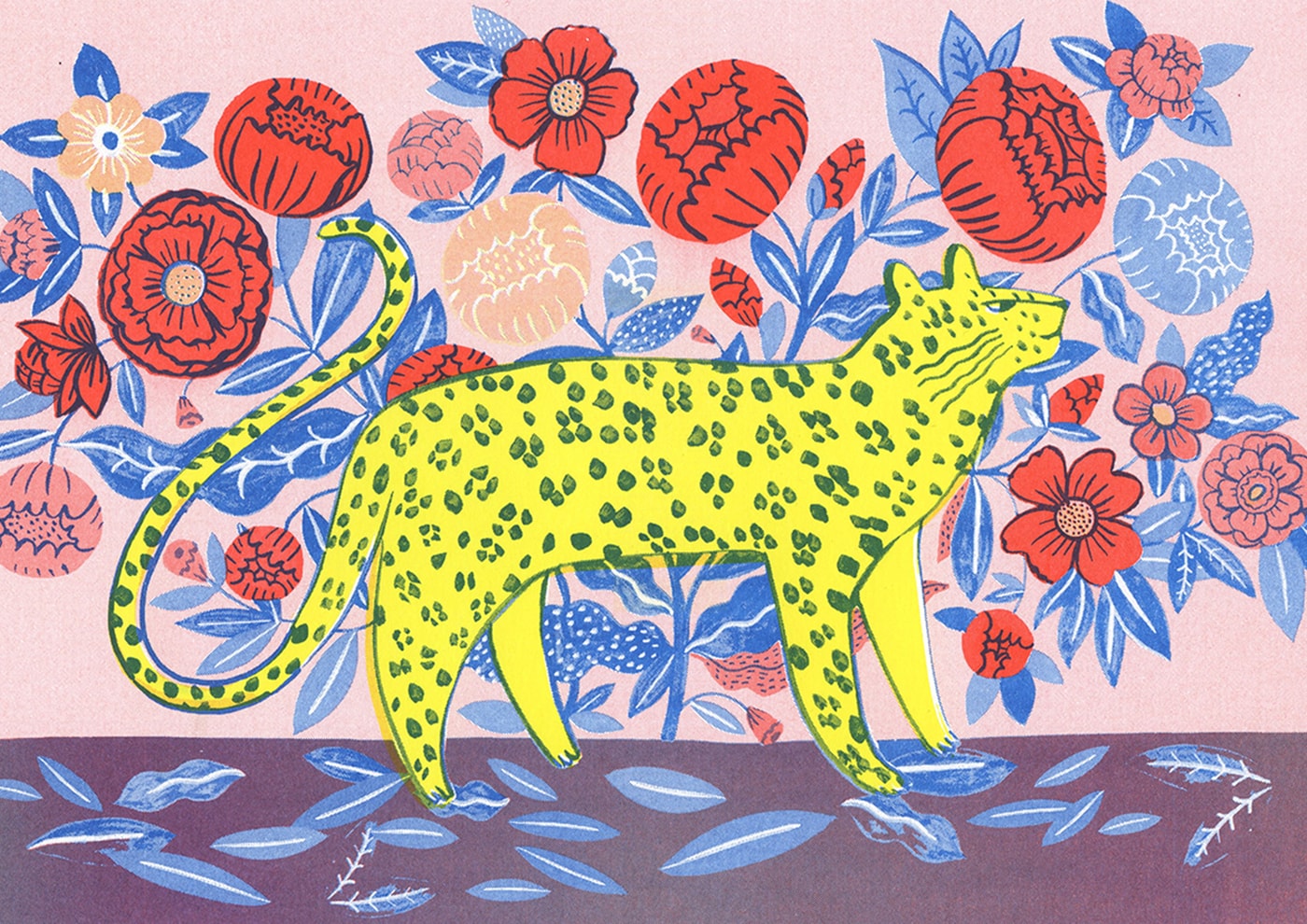 Illustration Leopard de Agathe Singer