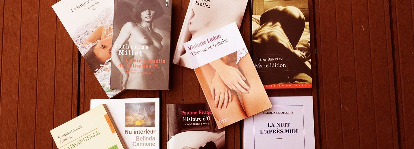 Sélection de livres érotiques par Numéro Une