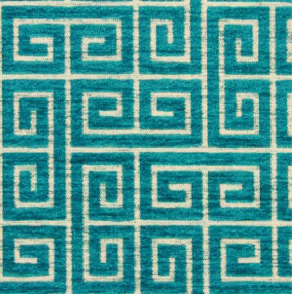 Turquoise Velvet greek via ShopMyFabric