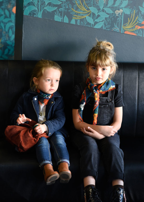 Foulard automne enfant et femme Numéro Une