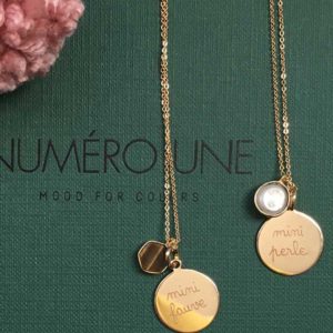 Collier enfant Numéro Une & L'Atelier Plume