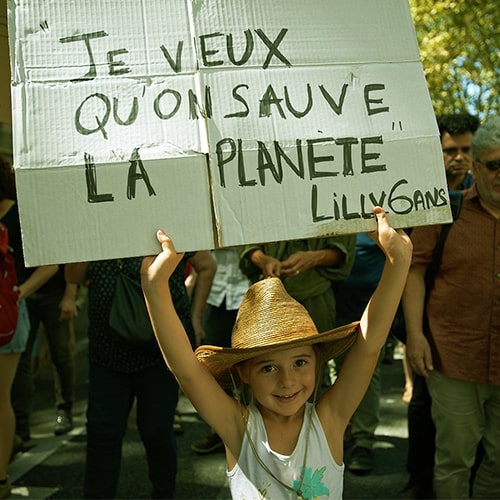 Enfant - marche pour le climat