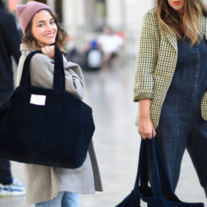 Sac velours Numéro Une