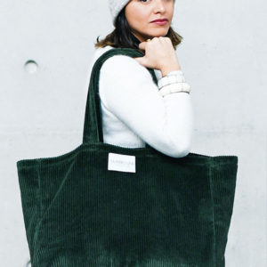 sac velours vert sauvage