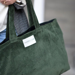 sac en velours Vert Nature