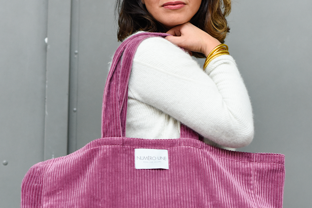 sac en velours Rose Boudoir