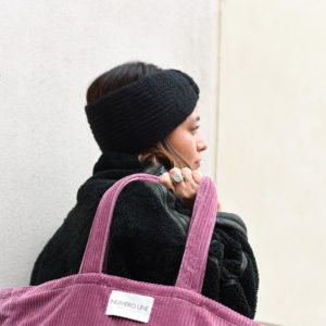 sac en velours Rose Boudoir